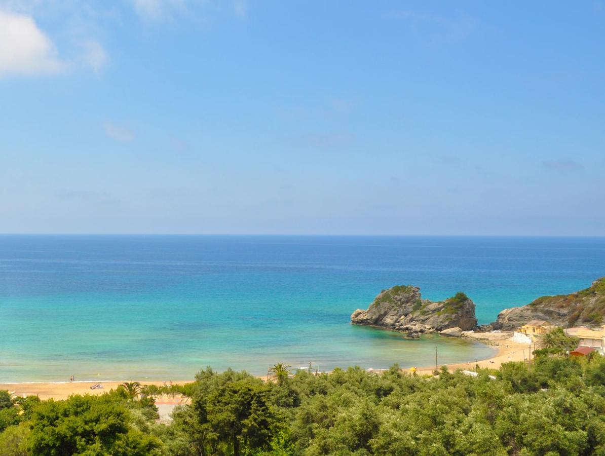 Large Apartment By The Pool - Pelekas Beach, Corfu Exterior foto